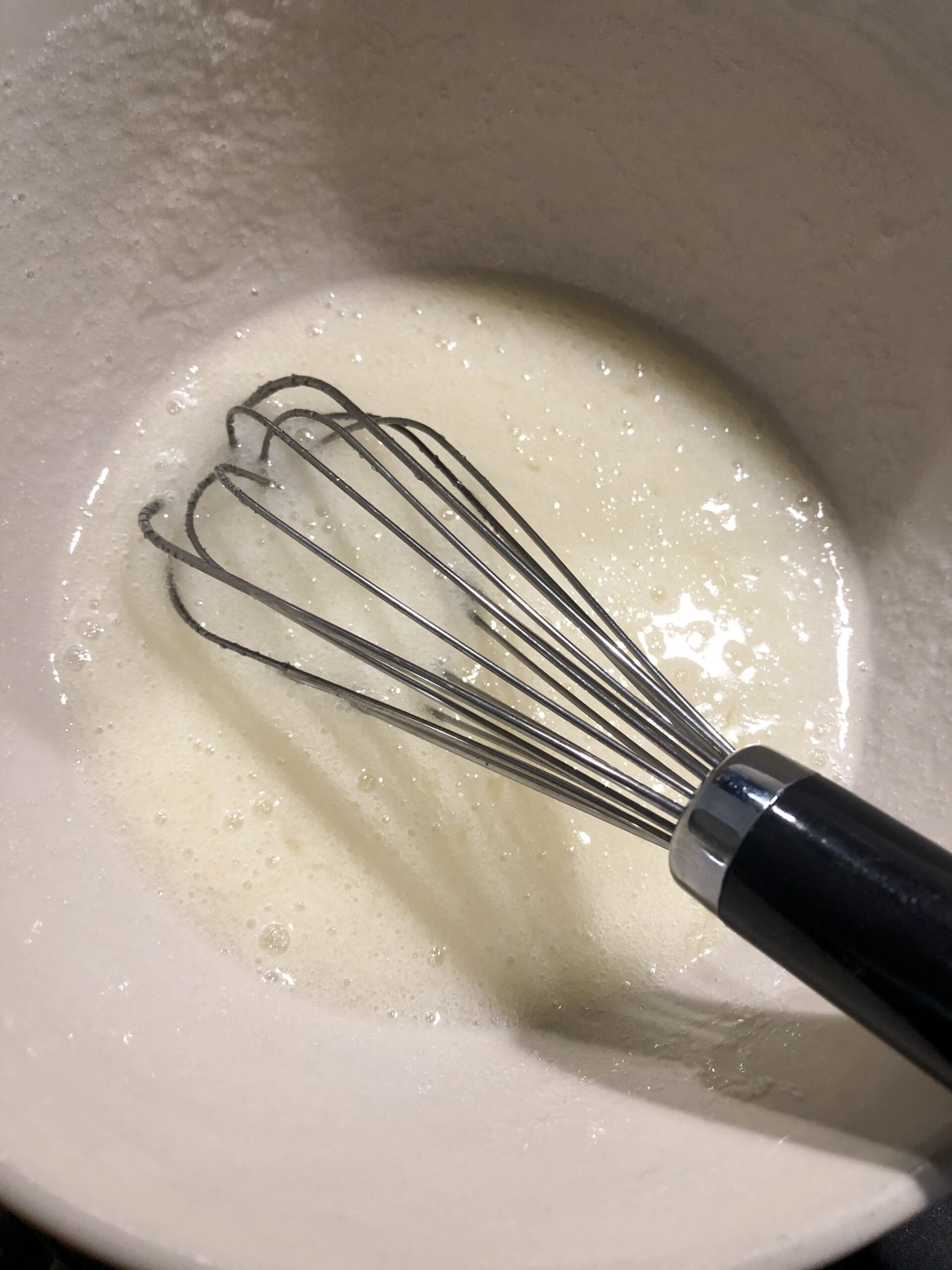 Whisking Over Double Boiler